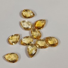 Citrine 10x7mm pear briolette 1.6 cts